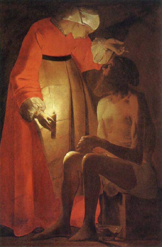 Georges de La Tour Ijob will mock of its woman China oil painting art